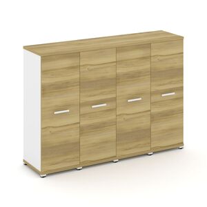 Шкаф четыре узкие секции, 3 ниши