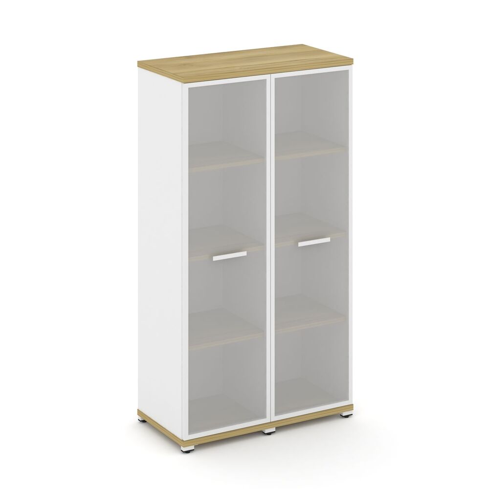 Шкаф две узкие секции, 4 ниши