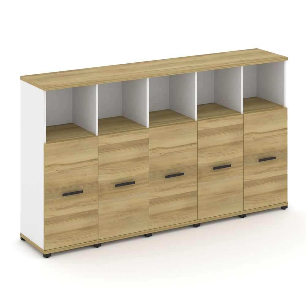 Шкаф пять узких секций, 3 ниши