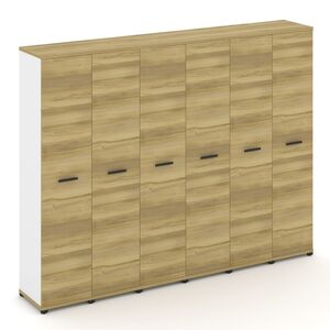 Шкаф шесть узких секций, 5 ниш