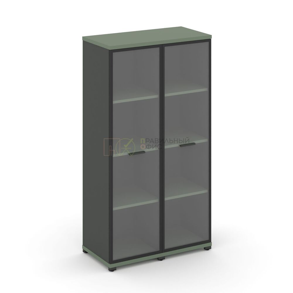 Шкаф две узкие секции, 4 ниши