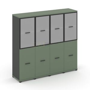 Шкаф четыре узкие секции, 4 ниши