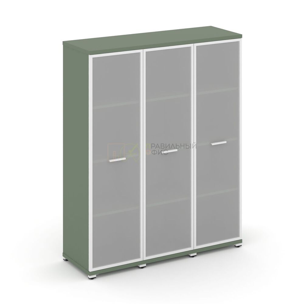 Шкаф три узкие секции, 4 ниши