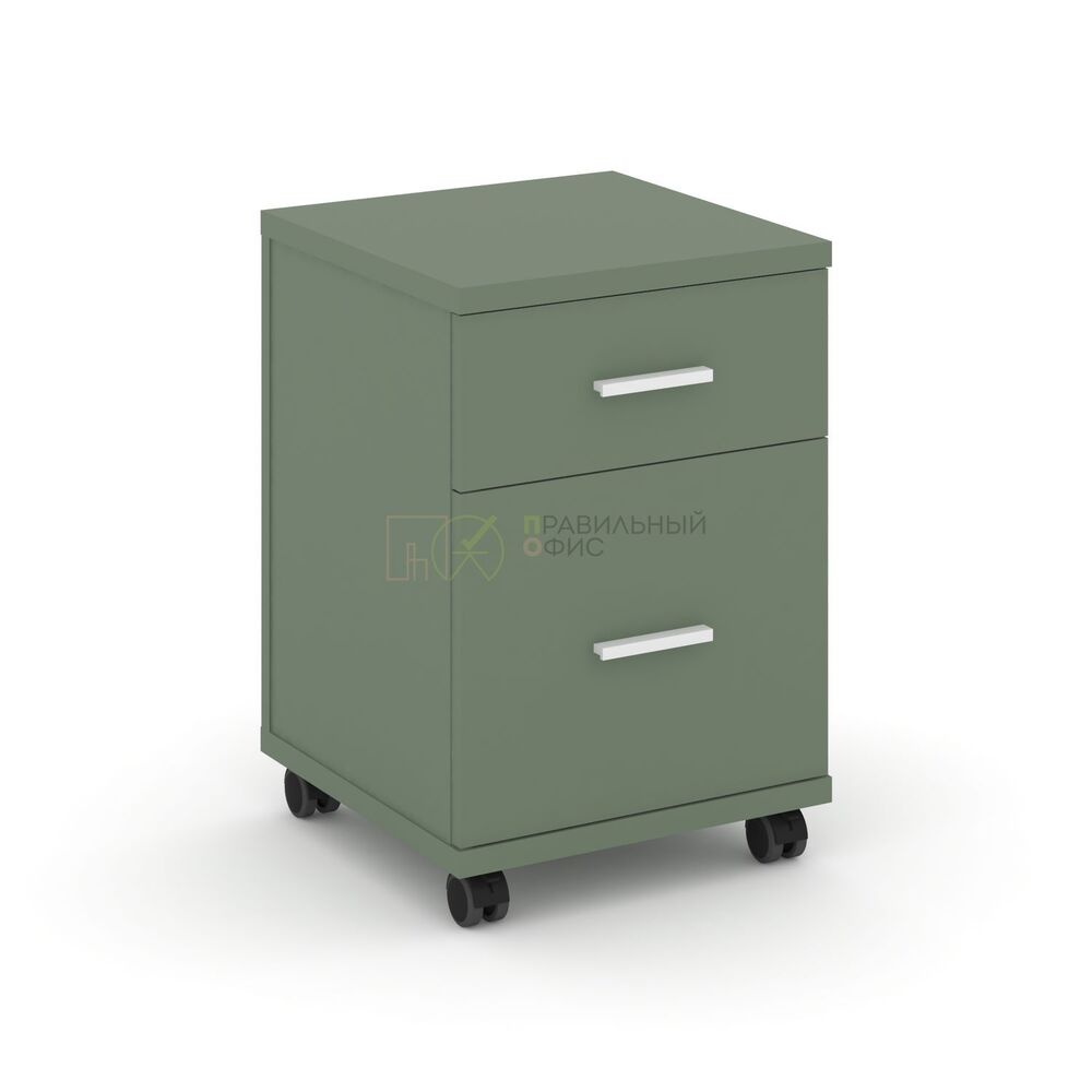 Тумба мобильная 1 ящик + 1 распашной фасад