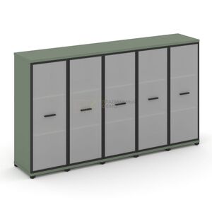 Шкаф пять узких секций, 3 ниши