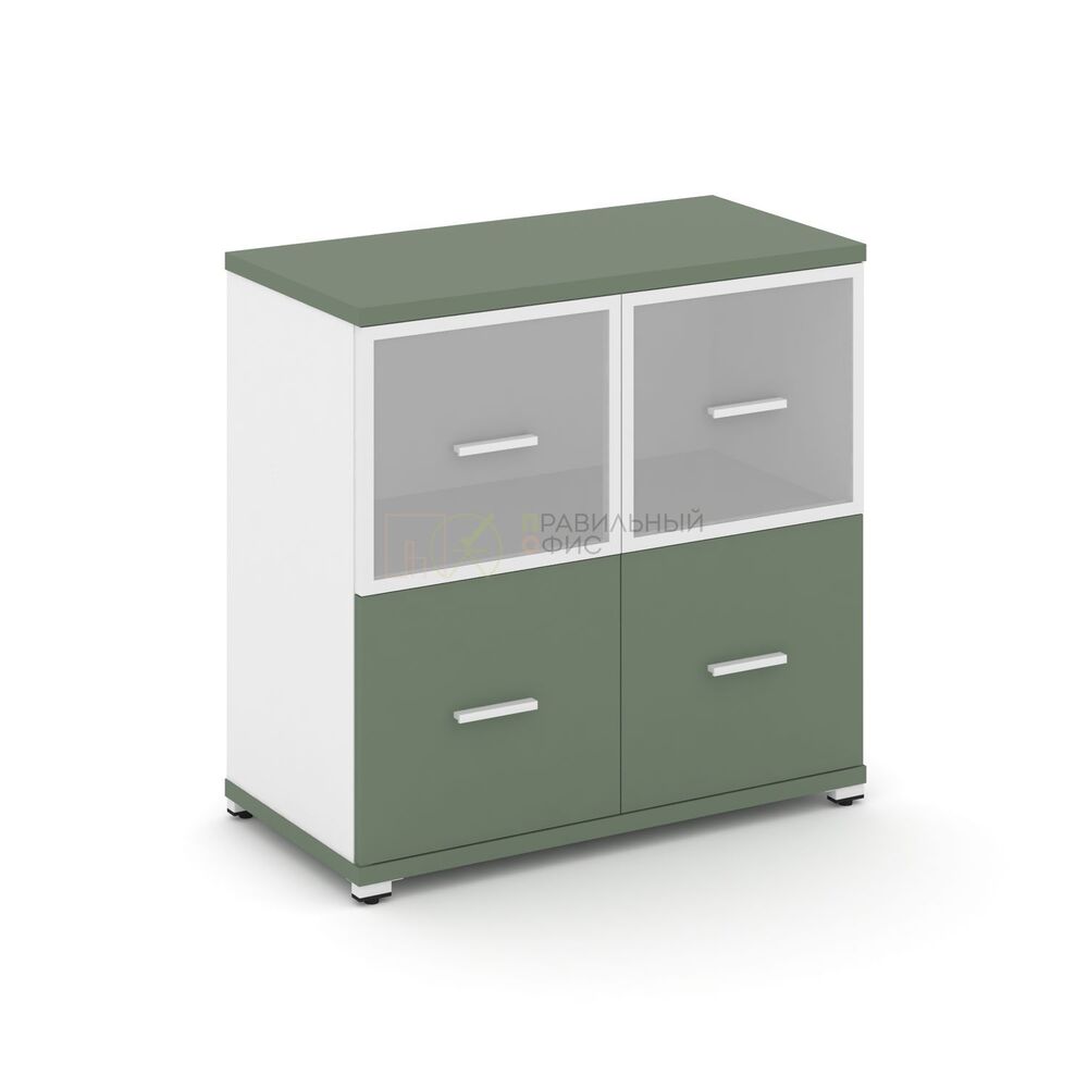 Шкаф одна широкая секция, 2 ниши