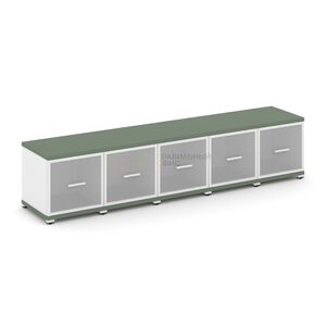 Шкаф пять узких секций, 1 ниша