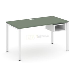 Стол рабочий с подвесной тумбой c одной открытой нишей