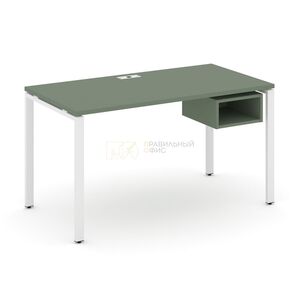 Стол рабочий с подвесной тумбой c одной открытой нишей