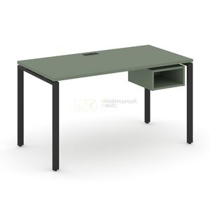 Стол рабочий с подвесной тумбой c одной открытой нишей