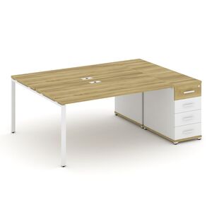 Рабочая станция с одной опорной тумбой