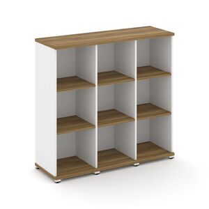 Стеллаж три узкие секции, 3 ниши