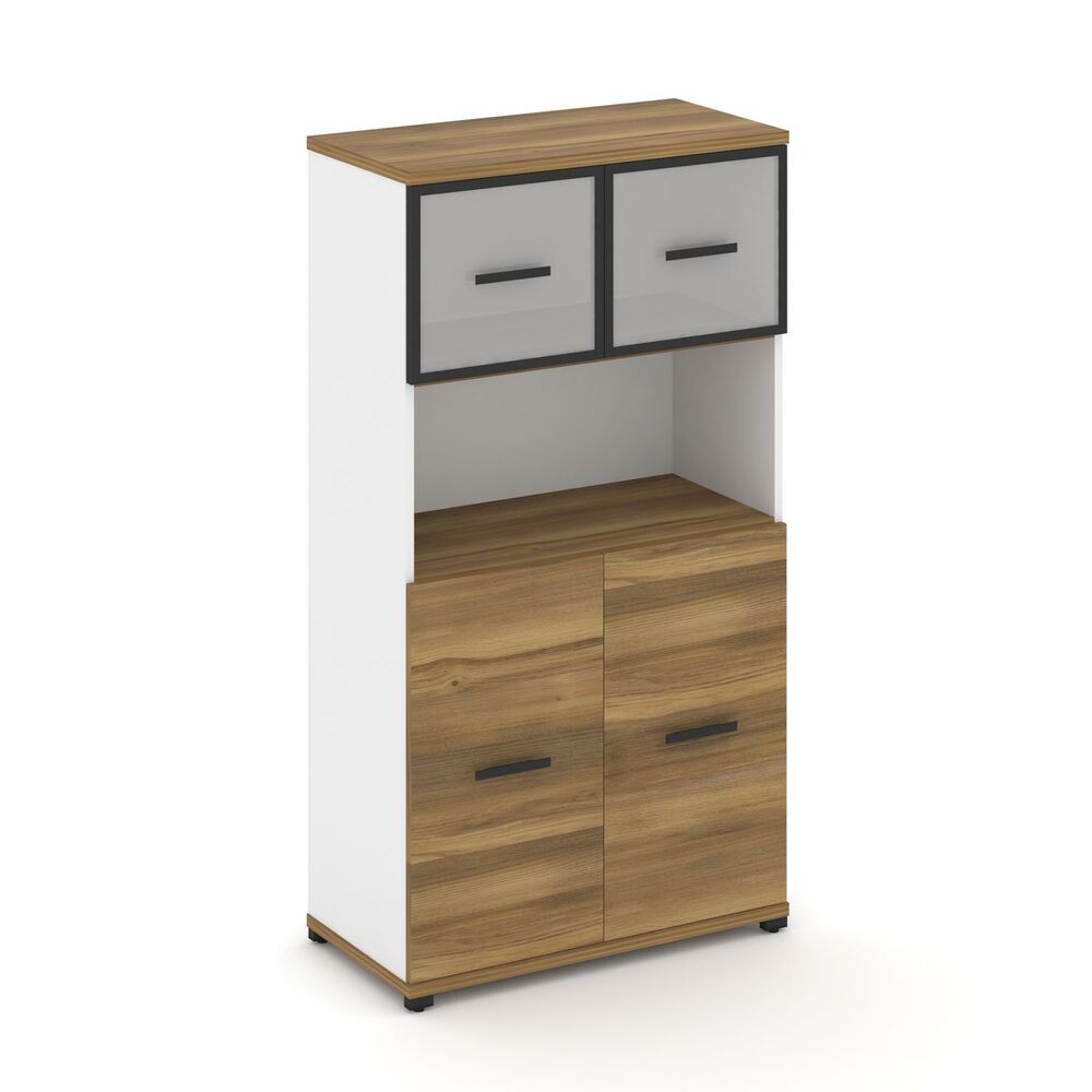 Шкаф одна широкая секция, 4 ниши