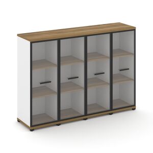 Шкаф четыре узкие секции, 3 ниши