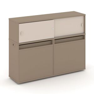 Набор №10. Тумба двойная+низкая надставка