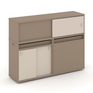 Набор №21. Тумба двойная+низкая надставка