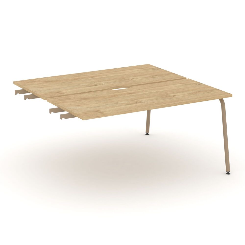 Двойной стол приставка к опорным тумбам