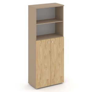 Шкаф высокий широкий (2 средних фасада ЛДСП)