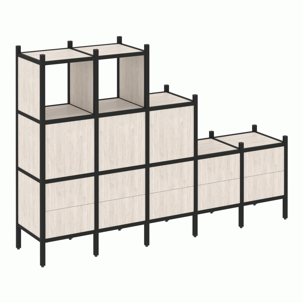 Прямой стеллаж наборный