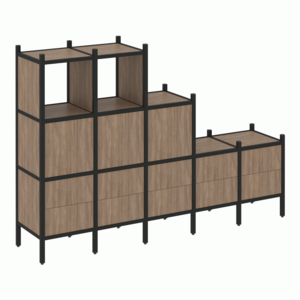 Прямой стеллаж наборный