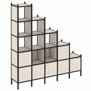 Прямой стеллаж наборный