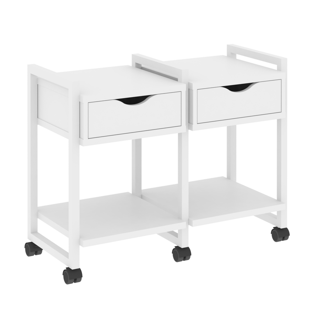 Тумба на колесных опорах наборная. Вариант №1