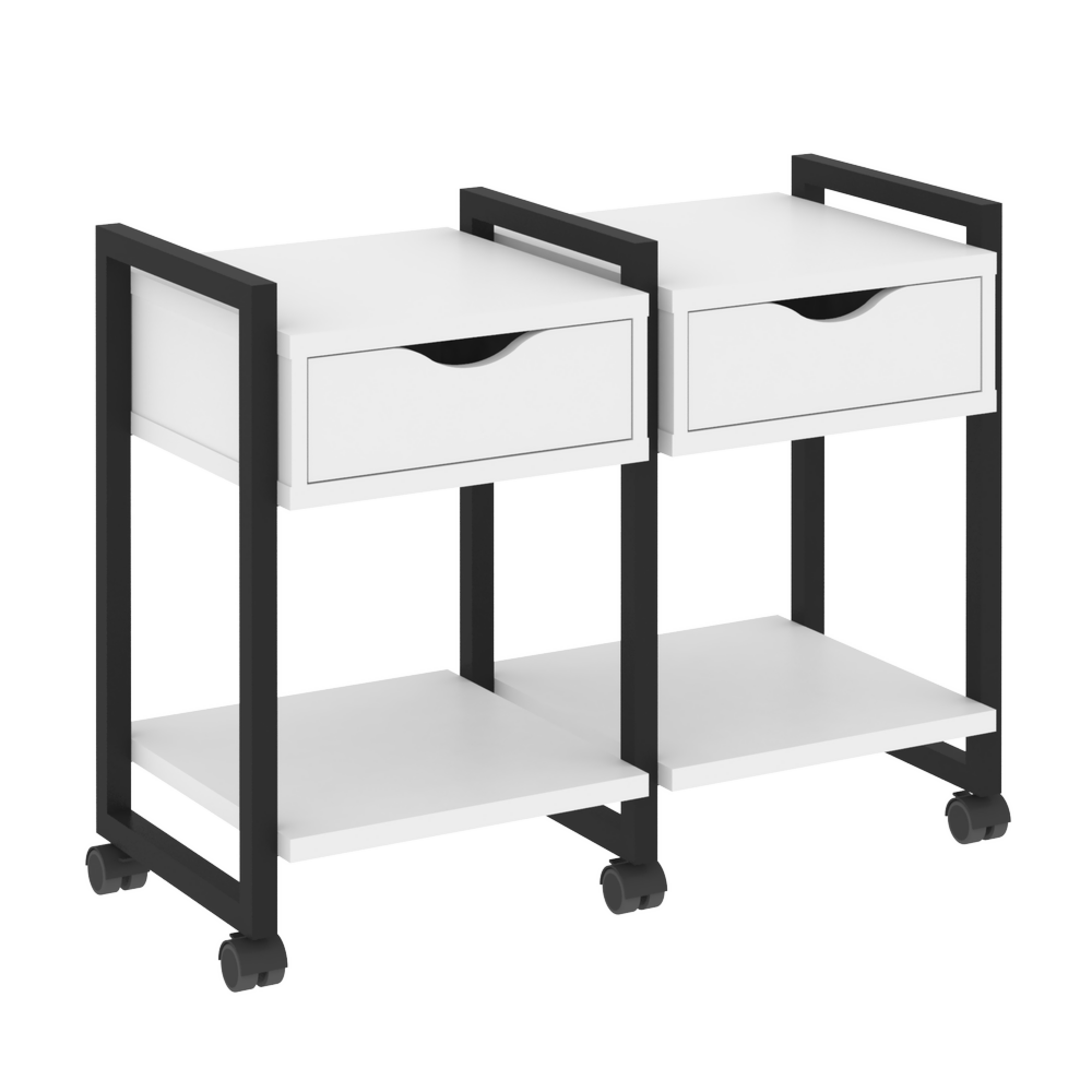 Тумба на колесных опорах наборная. Вариант №1