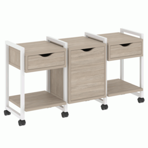 Тумба на колесных опорах наборная. Вариант №6