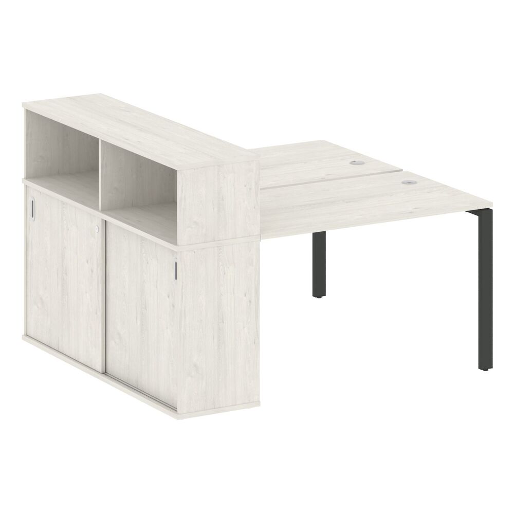 Рабочая станция с опорным шкафом-купе