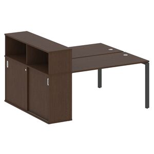 Рабочая станция с опорным шкафом-купе