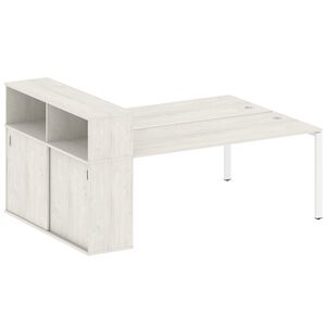 Рабочая станция с опорным шкафом-купе