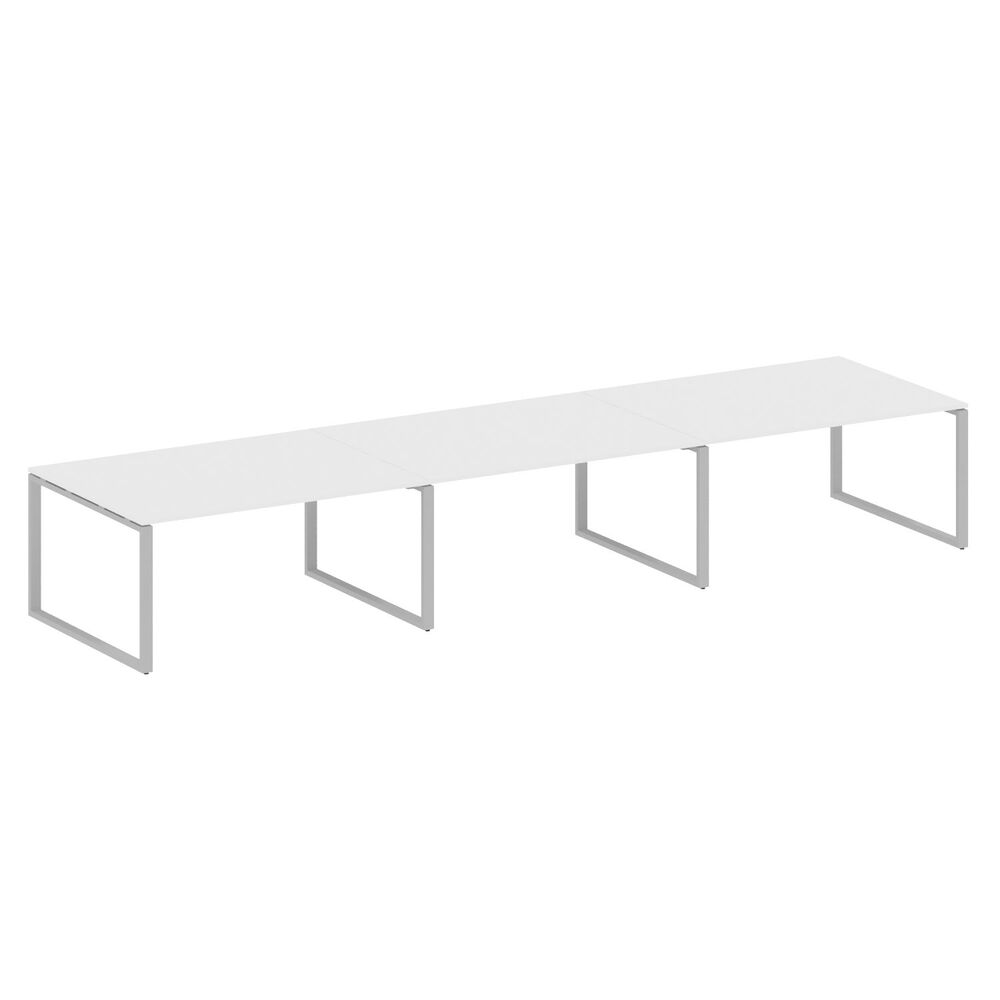 Переговорный стол (3 столешницы) на О-образном м/к