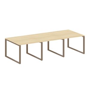 Переговорный стол (3 столешницы) на О-образном м/к