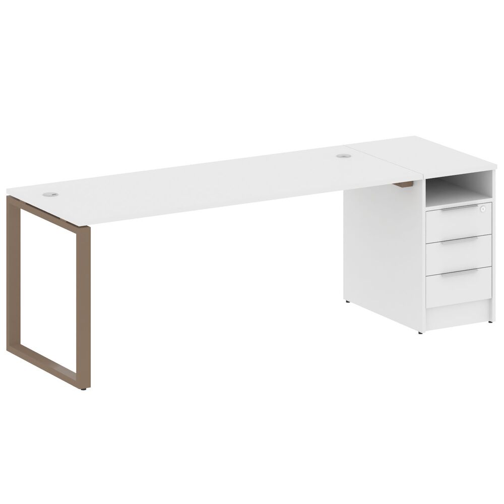 Рабочая станция на О-образном м/к с опорной тумбой