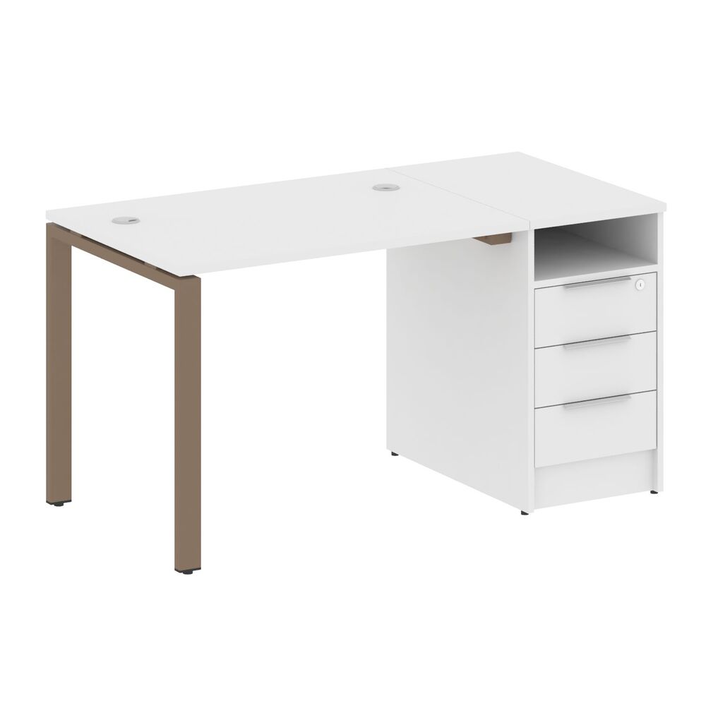 Рабочая станция с опорной тумбой