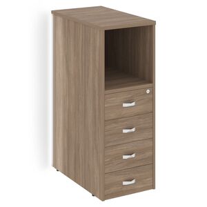 Onix Тумба с подсветкой 4 ящика завершающая, левая