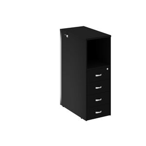 Onix Тумба с подсветкой 4 ящика завершающая, правая