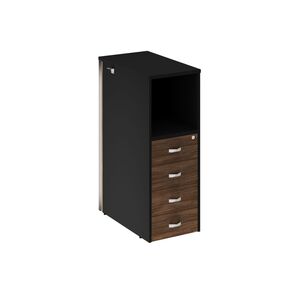 Onix Тумба с подсветкой 4 ящика завершающая, правая