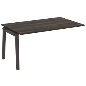 Проходной наборный элемент переговорного стола (опоры - массив дерева)