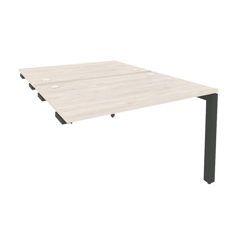 Стол-приставка двойной на П-образном м/к к опорным элем.