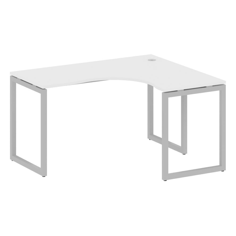 Стол криволинейный правый на О-образном м/к