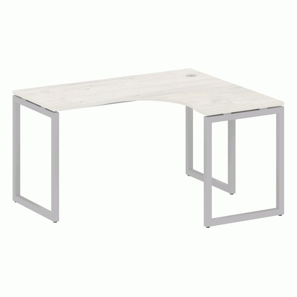 Стол криволинейный правый на О-образном м/к