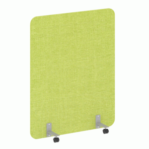 Перегородка на металлических опорах, на роликах