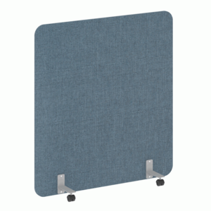 Перегородка на металлических опорах, на роликах