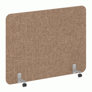 Перегородка на металлических опорах, на роликах