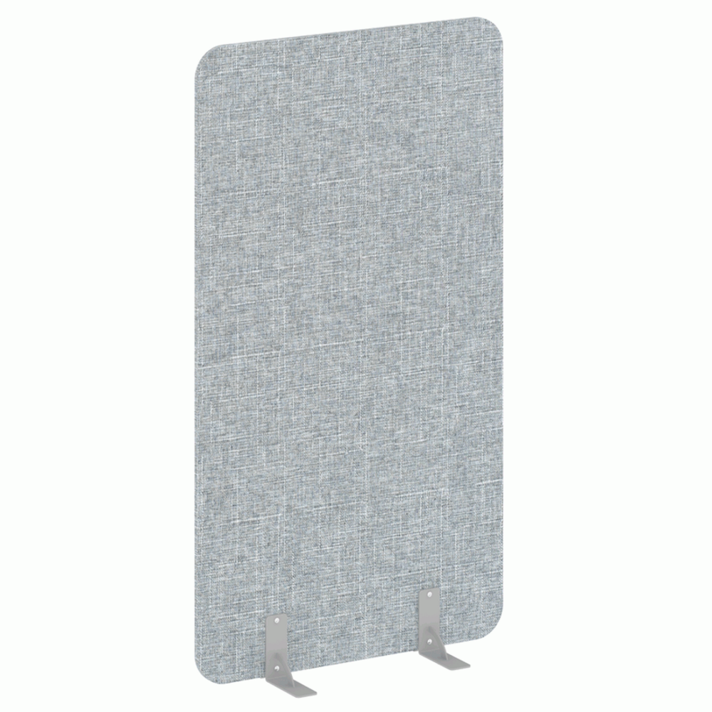 Перегородки на металлических опорах на фетровых подпятниках