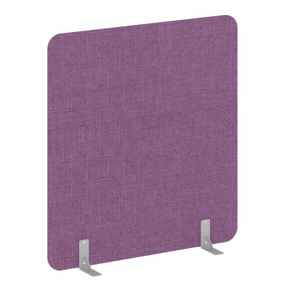 Перегородки на металлических опорах на фетровых подпятниках