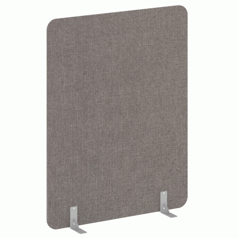 Перегородки на металлических опорах на фетровых подпятниках