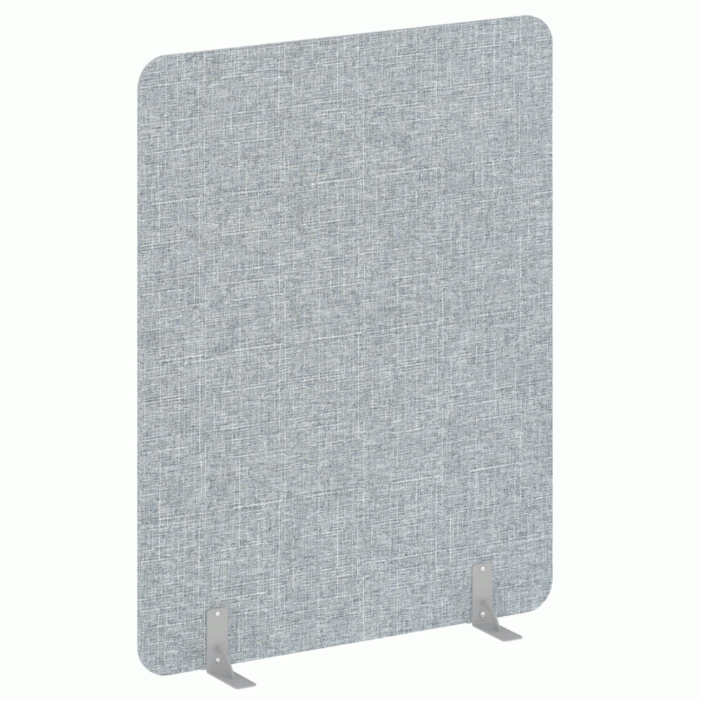 Перегородки на металлических опорах на фетровых подпятниках