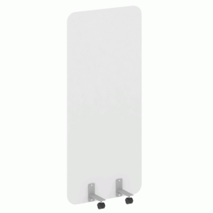 Перегородка на металлических опорах, на роликах